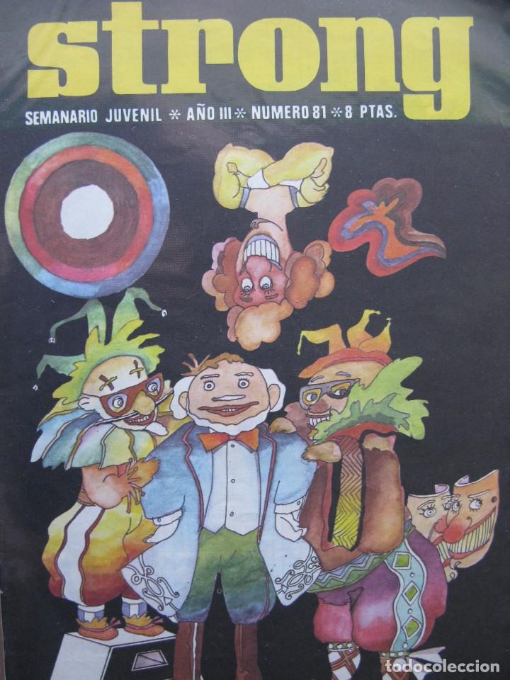 Tebeos: STRONG. SEMANARIO JUVENIL * A&Ntilde;O III * N&Uacute;MERO 81 - Foto 1