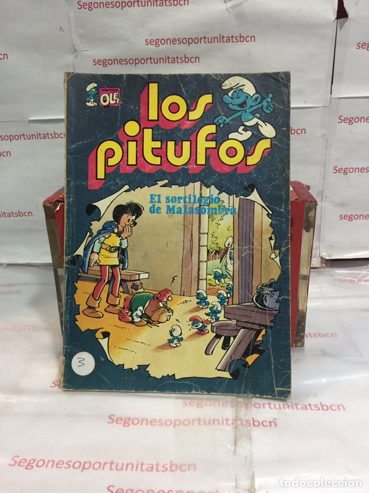 Tebeos: Los pitufos - El sortilegio de Malasombra - edici&oacute;n ole- numero 12 - Foto 1