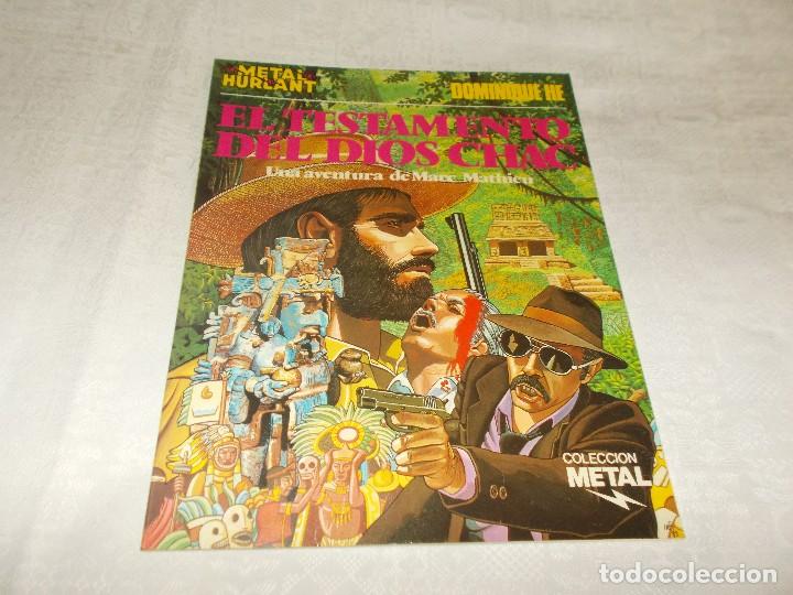 Tebeos: METAL HURLANT Colecci&oacute;n Metal El testamento del Di&oacute;s Chac - Foto 1