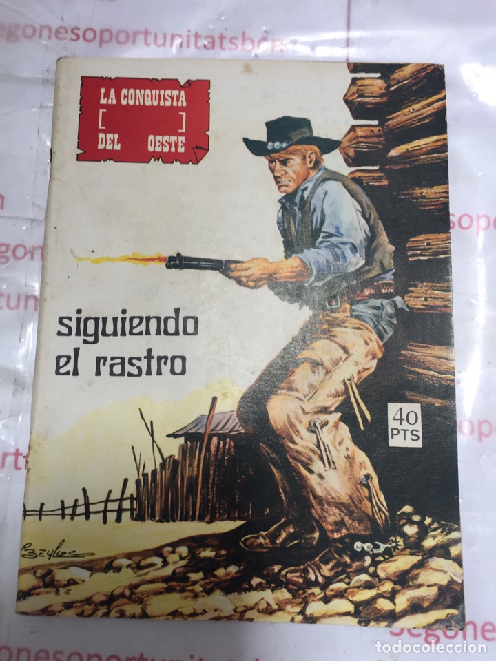 Tebeos: LA CONQUISTA DEL OESTE siguiendo el rastro . Editorial VILMAR - Foto 1