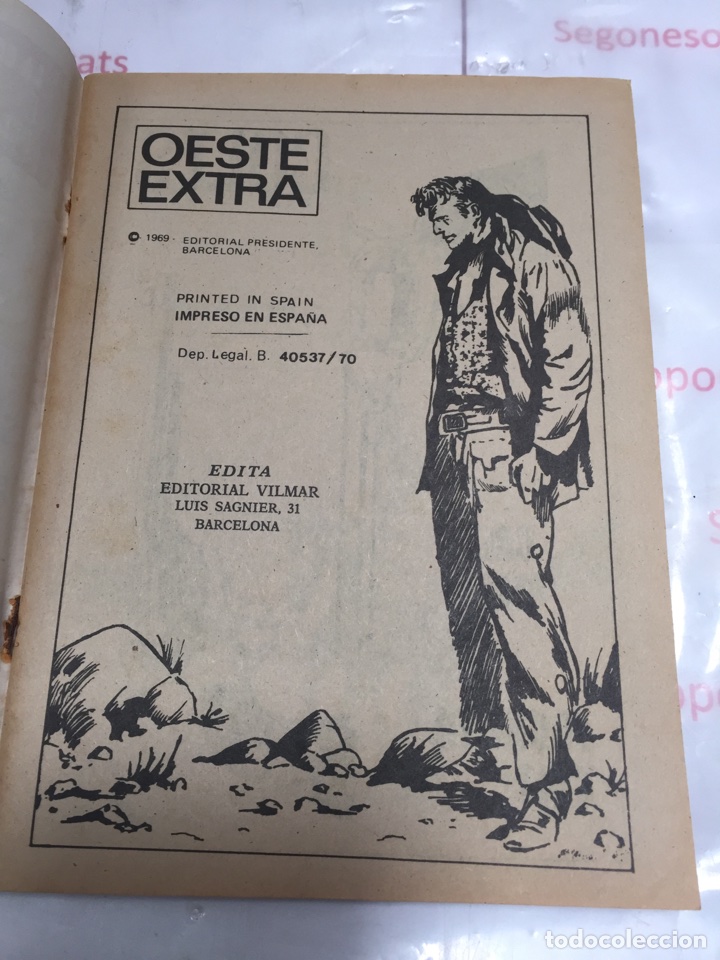 Tebeos: LA CONQUISTA DEL OESTE siguiendo el rastro . Editorial VILMAR - Foto 3