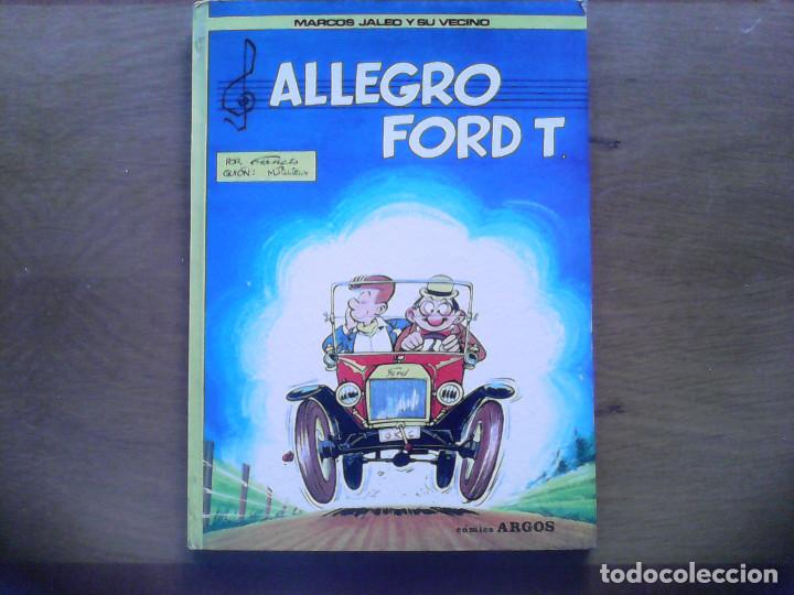 Tebeos: Marcos Jaleo y su vecino, Allegro Ford T - Foto 1