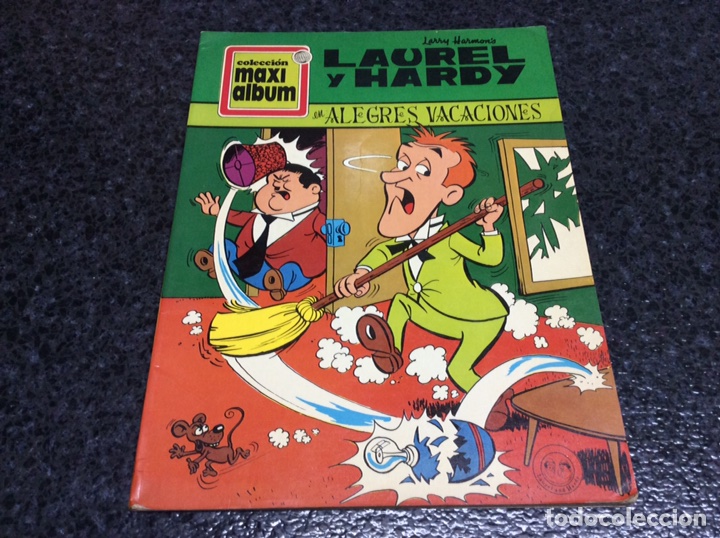 Tebeos: MAXI ALBUM - LAUREL Y HARDY , ALEGRES VACACIONES -DIBUJOS: MAINOU - Foto 1