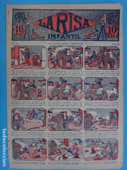 Tebeos: LA RISA INFANTIL N&ordm; 431 , MARCO , ORIGINAL , CL - Foto 1