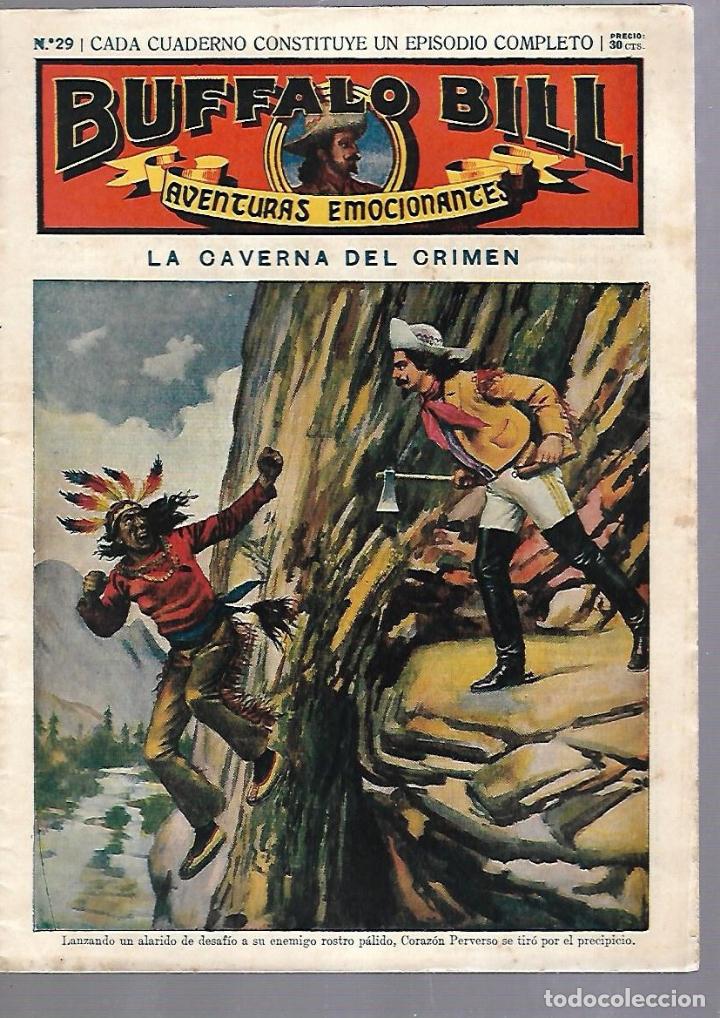 Tebeos: TEBEO. BUFFALO BILL. N&ordm; 29. LA CAERNA DEL CRIMEN. RAMON SOPENA - Foto 1