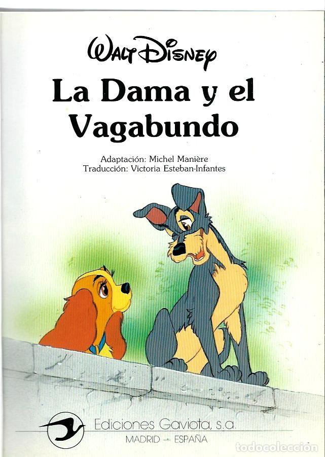 Tebeos: VE15- CUENTO de 112 Pags. LA DAMA y el VAGABUNDO de WAL DISNEY - Foto 2