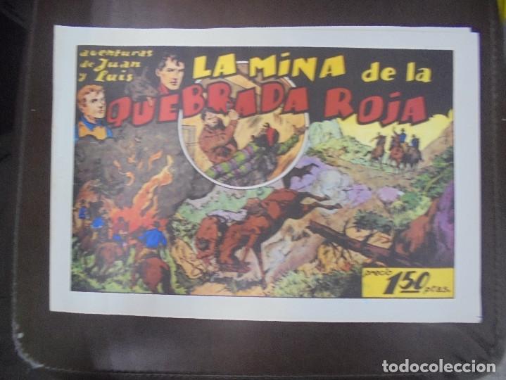 Tebeos: TEBEO. LA MI&Ntilde;A DE LA QUEBRADA ROJA. AVENTURAS DE JUAN Y LUIS. 1983. COMIC MAN - Foto 1