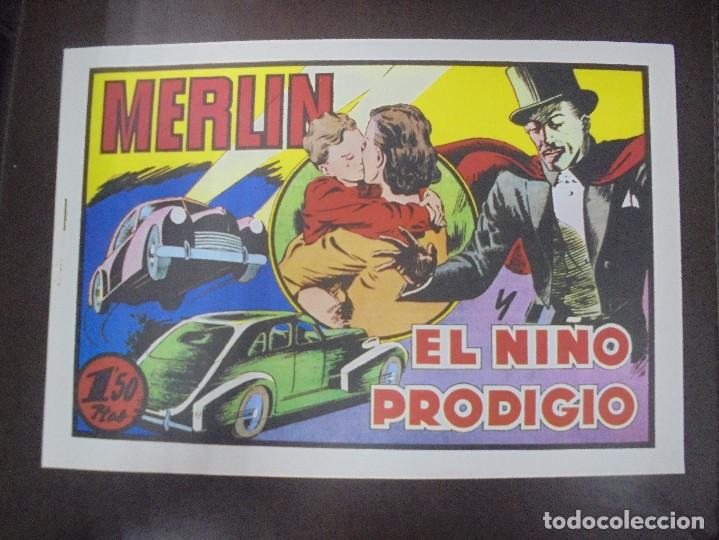 Tebeos: TEBEO. MERLIN Y EL NI&Ntilde;O PRODIGIO. 1983. EDICION J.ESTEVE - Foto 1