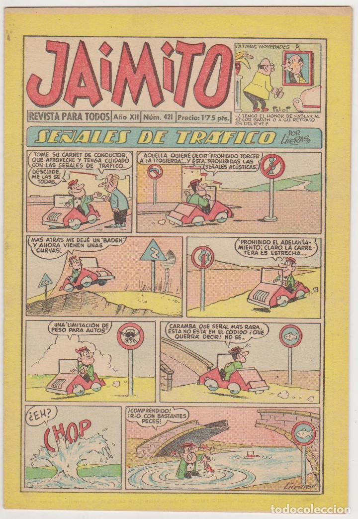 Tebeos: Jaimito n&ordm;  421. Valenciana  1945. - Foto 1