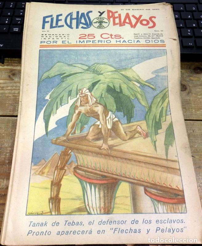 Tebeos: FLECHAS Y PELAYOS - A&Ntilde;O III, NUMERO 59 - Foto 1