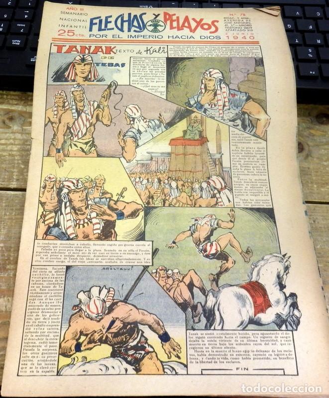 Tebeos: FLECHAS Y PELAYOS - A&Ntilde;O III, NUMERO 78 - Foto 1