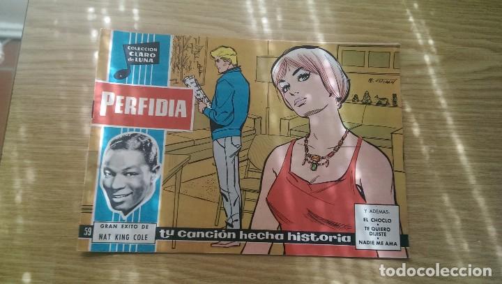 Tebeos: ANTIGUO TEBEO &laquo;PERFIDIA&raquo; COLECCI&Oacute;N &laquo;CLARO DE LUNA&raquo; N &ordm; 59 - Foto 1