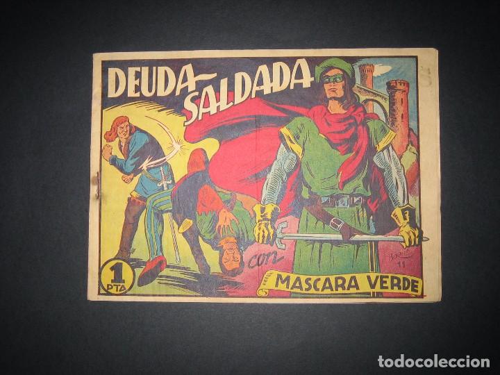 Tebeos: MASCARA VERDE N&ordm;11 (1949, CIES) - Foto 1