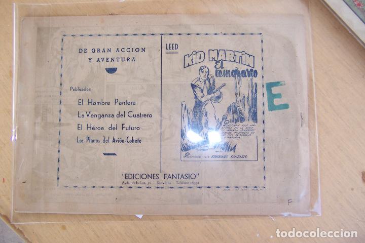 Tebeos: FANTASIO, MONOGR&Aacute;FICO N&ordm; 4 ULTIMO, LOS PLANOS DEL AVION - COHETE - Foto 3