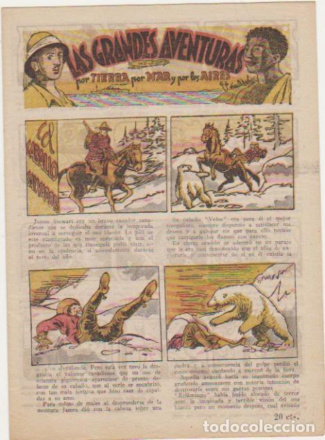 BDs: Las Grandes Aventuras por tierra por mar y por los aires. El caballo Salvador. Gato Negro, 1935.