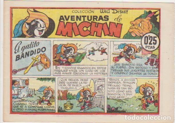 Giornalini: Aventuras de Mich&iacute;n. Colecci&oacute;n Walt Disney. 1&ordf; Edici&oacute;n Bruguera  1945. MUY DIFICIL...