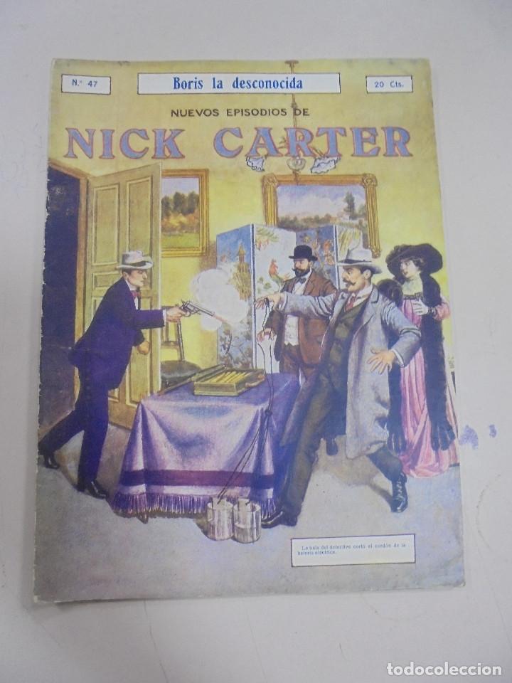 Tebeos: TEBEO NICK CARTER. N&ordm; 47. BORIS LA DESCONOCIDA - Foto 1