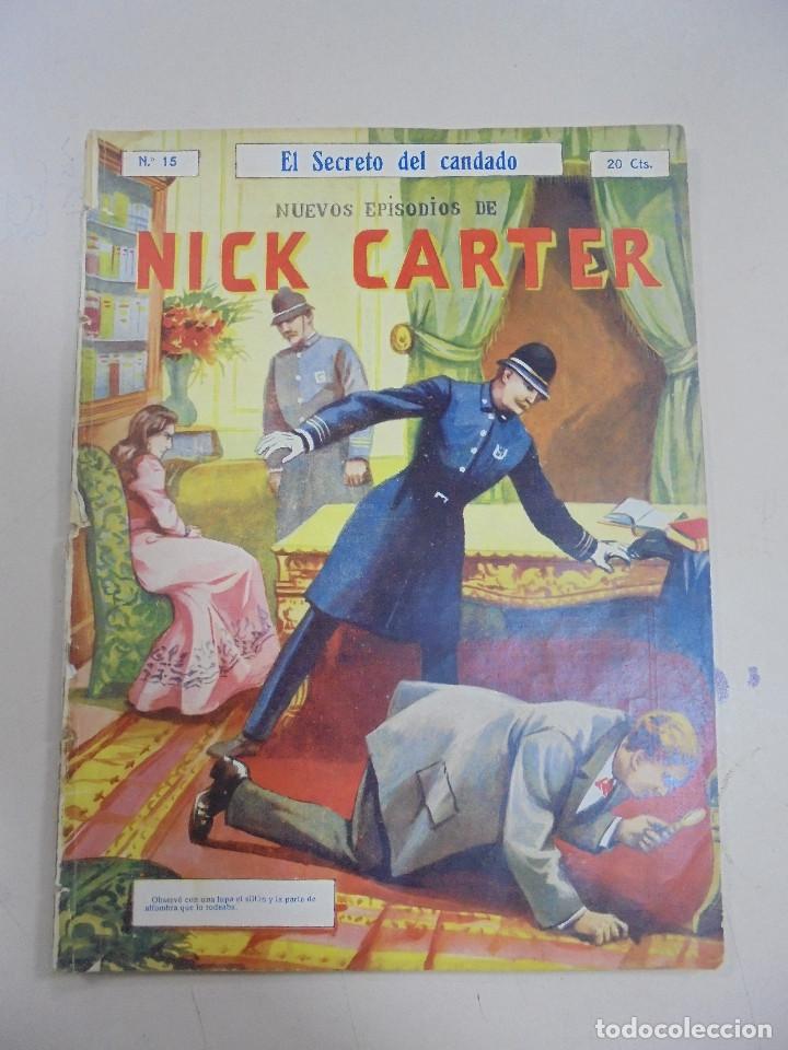 Tebeos: TEBEO NICK CARTER. N&ordm; 15. EL SECRETO DEL CANDADO - Foto 1