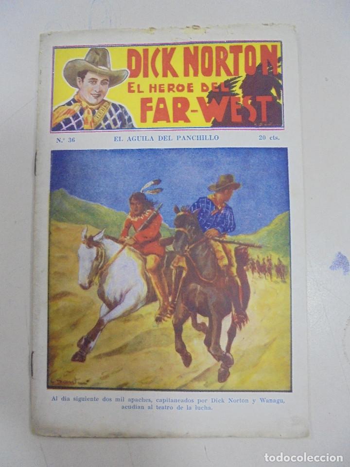 Tebeos: TEBEO. DICK NORTON. EL HEROE DEL FAR-WEST. N&ordm; 36. EL AGUILA DEL PANCHILLO - Foto 1