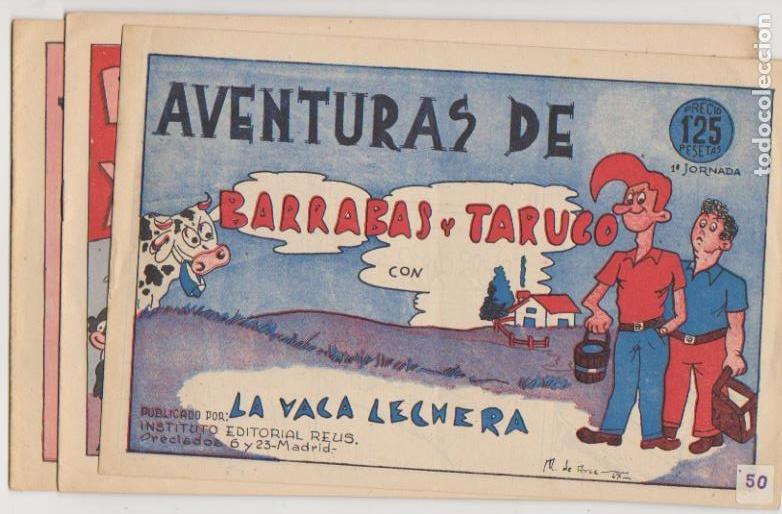 Tebeos: Aventuras de Barrab&aacute;s y Tarugo completa 3 ejemplares. Editorial Reus 194?. - Foto 1