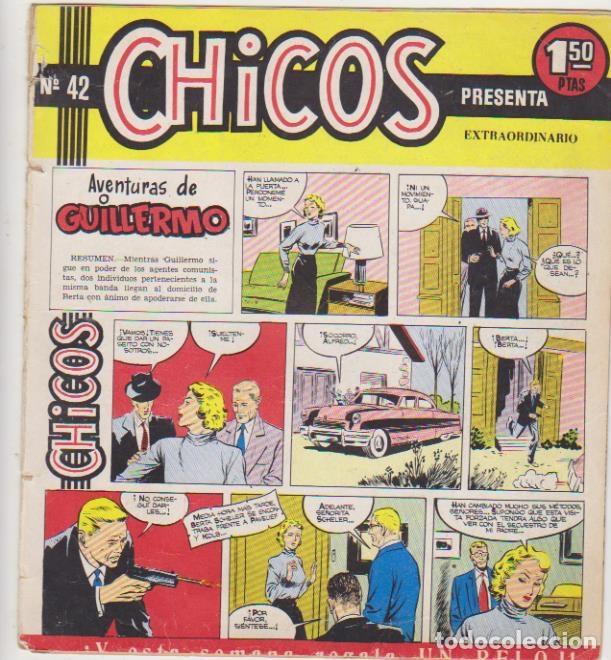 Tebeos: Chicos n&ordm; 42. Editorial Cid 1954. - Foto 1