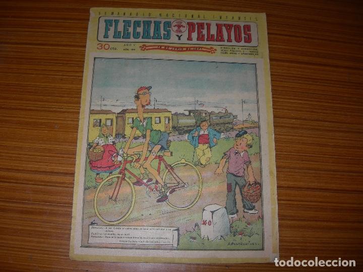 Tebeos: FLECHAS Y PELAYOS N&ordm; 184  EDITA FE DE LAS JONS - Foto 1