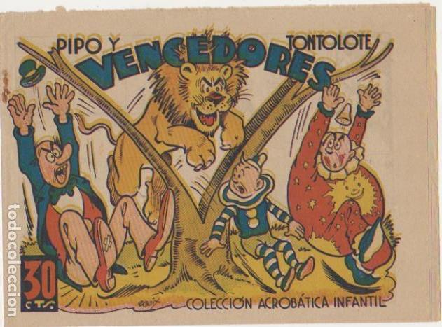 Tebeos: Acrob&aacute;tica Infantil. Pipo y Tontolote. Marco 1942. - Foto 1