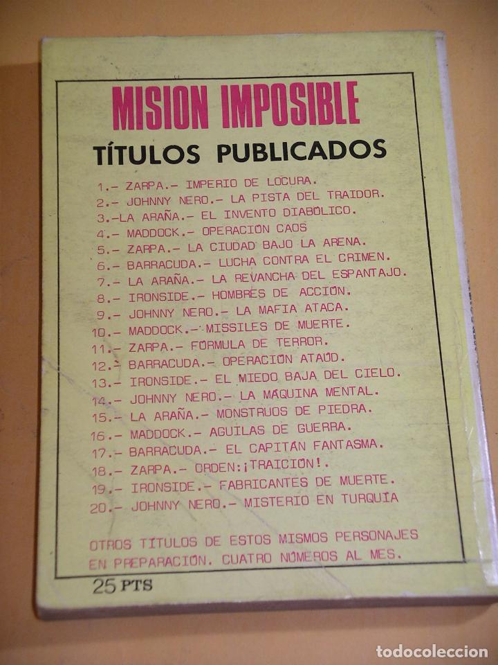 Tebeos: Mision Imposible n&ordm; 17, Barracuda, ed. Euredit, a&ntilde;o 1971, - Foto 2
