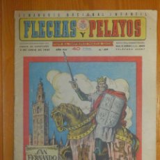 Tebeos: TEBEO - FLECHAS Y PELAYOS - AÑO VIII - Nº 339 - 3 DE JUNIO DE 1945 - SEMANARIO FRENTE DE JUVENTUDES. Lote 105817503