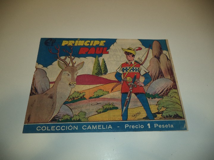 Tebeos: El Pr&iacute;ncipe Raul Colecci&oacute;n Camelia A&ntilde;o 1955 N&ordm; 11 Original Editorial Valor. Estado Nuevo
