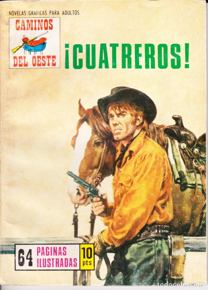Tebeos: CUATREROS! COLECCI&Oacute;N CAMINOS DEL OESTE - Foto 1