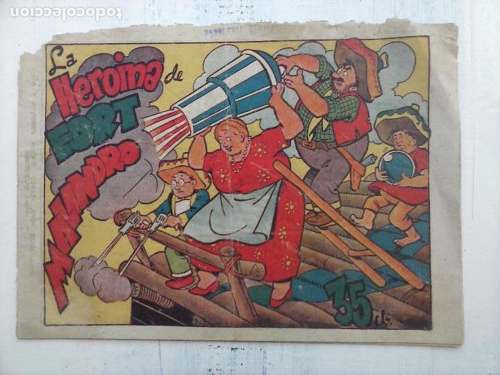 Tebeos: PINGO, TONGO Y PILONGO ORIGINAL  - LA HERO&Iacute;NA DE FORT MALINDRO - Foto 2