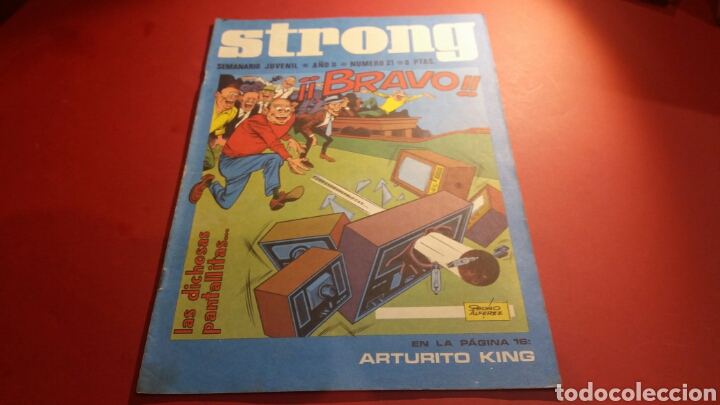 Tebeos: STRONG 21 MUY BUEN ESTADO ARGOS COMICS - Foto 1