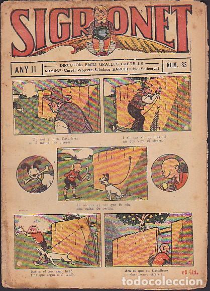 Tebeos: COMIC COLECCION SIGRONET N&ordm; 85 - Foto 1