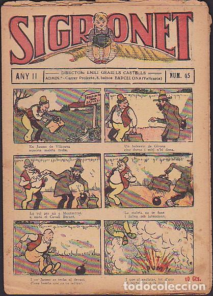 Tebeos: COMIC COLECCION SIGRONET N&ordm; 65 - Foto 1