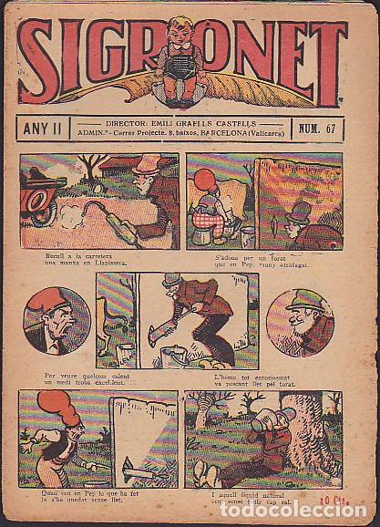 Tebeos: COMIC COLECCION SIGRONET N&ordm; 67 - Foto 1