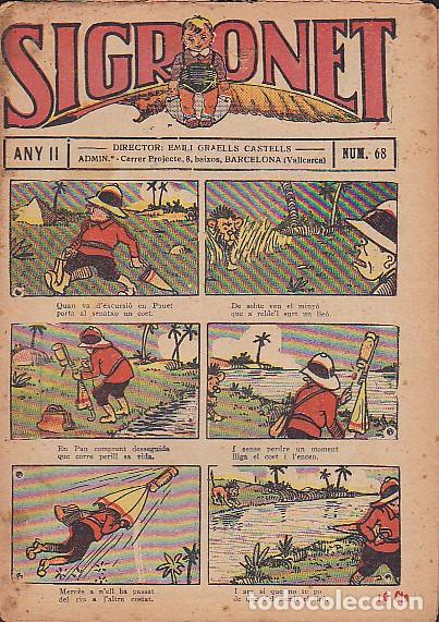 Tebeos: COMIC COLECCION SIGRONET N&ordm; 68 - Foto 1