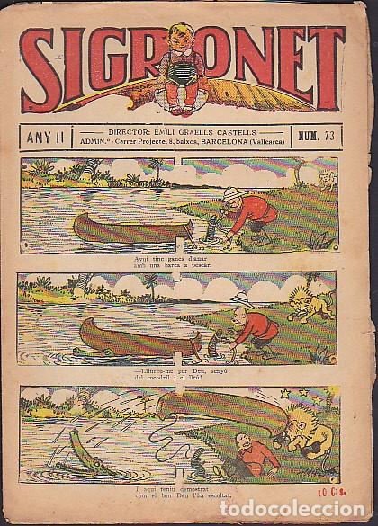Tebeos: COMIC COLECCION SIGRONET N&ordm; 73 - Foto 1