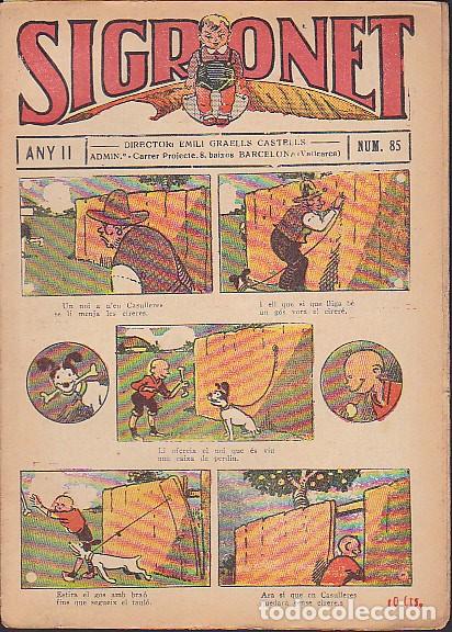 Tebeos: COMIC COLECCION SIGRONET N&ordm; 85 - Foto 1