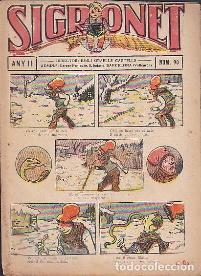 Tebeos: COMIC COLECCION SIGRONET N&ordm; 90 - Foto 1