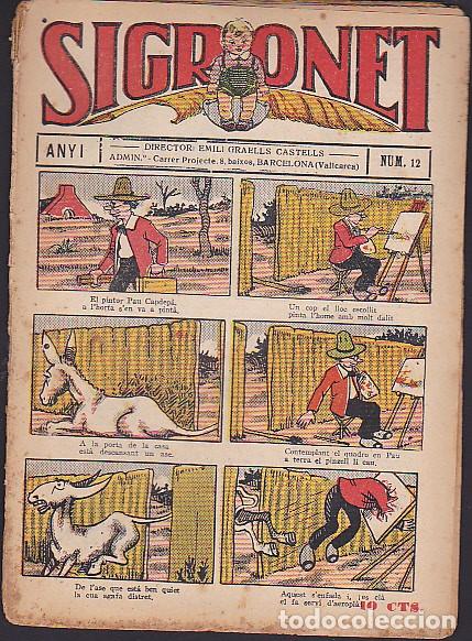 Tebeos: COMIC COLECCION SIGRONET N&ordm; 12 - Foto 1