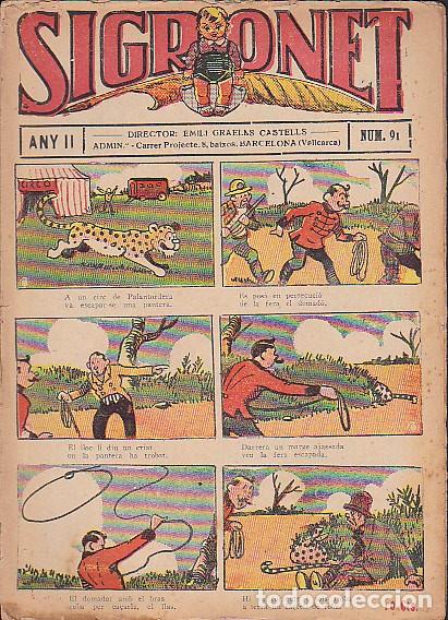 Tebeos: COMIC COLECCION SIGRONET N&ordm; 91 - Foto 1