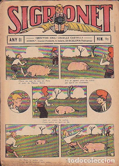 Tebeos: COMIC COLECCION SIGRONET N&ordm; 92 - Foto 1