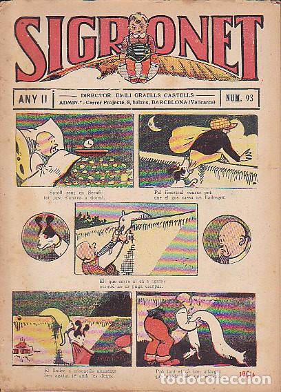 Tebeos: COMIC COLECCION SIGRONET N&ordm; 93 - Foto 1