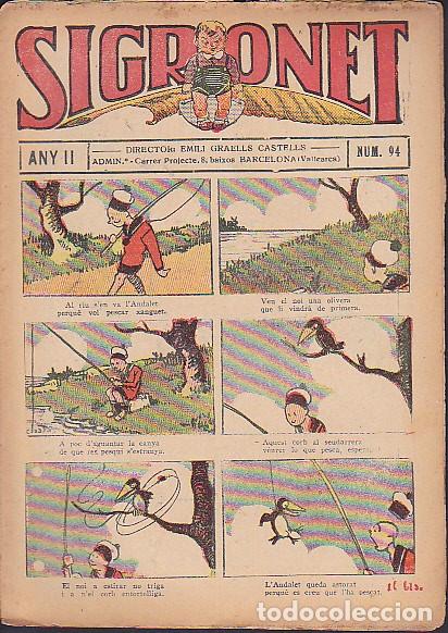 Tebeos: COMIC COLECCION SIGRONET N&ordm; 94 - Foto 1