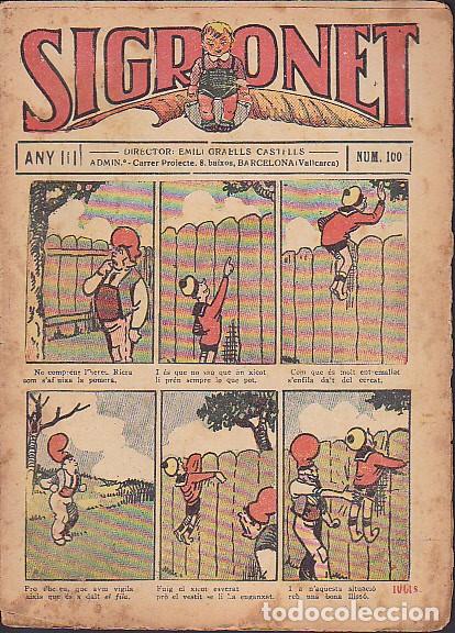 Tebeos: COMIC COLECCION SIGRONET N&ordm; 100 - Foto 1