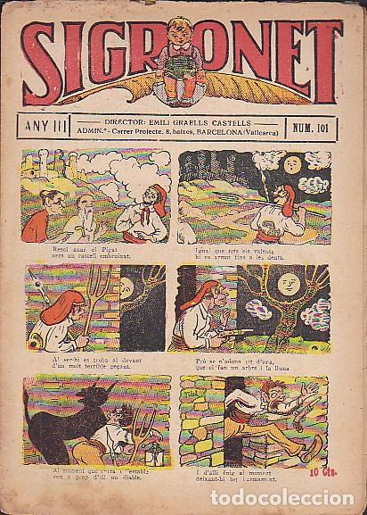 Tebeos: COMIC COLECCION SIGRONET N&ordm; 101 - Foto 1
