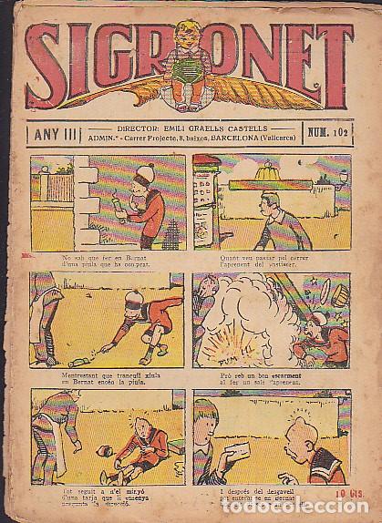 Tebeos: COMIC COLECCION SIGRONET N&ordm; 102 - Foto 1