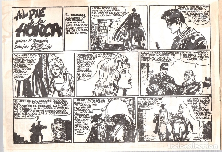 Tebeos: SEBASTIAN VARGAS. N&ordm; 8. AL PIE DE LA HORCA. EDICIONES B.O. A&Ntilde;O 1982 - Foto 2