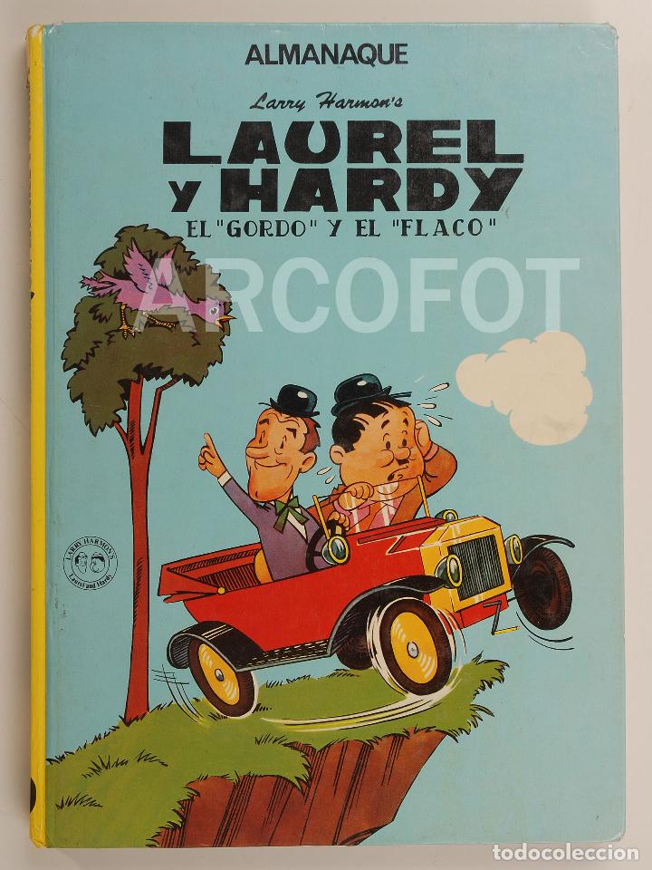 Tebeos: ALMANAQUE LAUREL Y HARDY - EL GORDO Y EL FLACO - EUREDIT 1973 - Foto 1